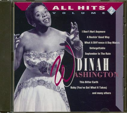 All Hits-Volume 2 - CD Audio di Dinah Washington
