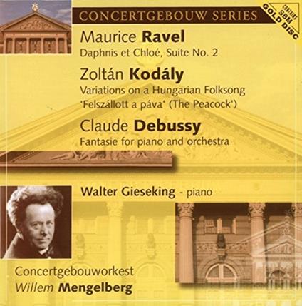 Fantasie per Pianoforte e Orchestra - CD Audio di Claude Debussy