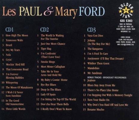 Vaya con Dios - CD Audio di Les Paul,Mary Ford - 2