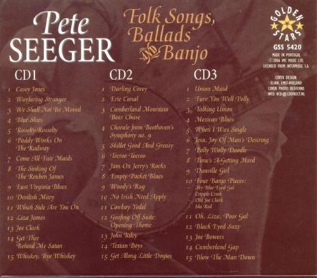 Folk Songs Ballads & Banjo - CD Audio di Pete Seeger - 2