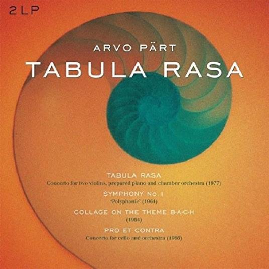 Tabula Rasa - Vinile LP di Arvo Pärt