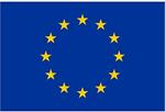 Bandiera europa 150x90 in tessuto