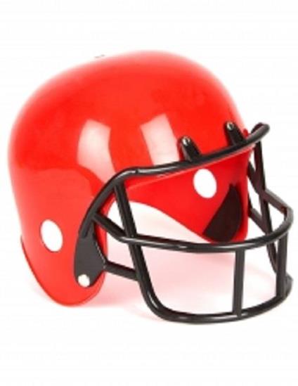 Casco football americano bambino rosso