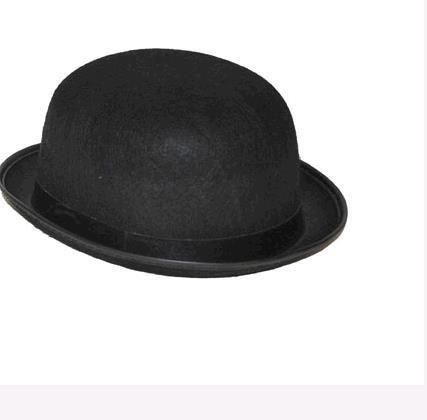 Bombetta In Feltro Nera - Abitiemaschere - Idee regalo | IBS