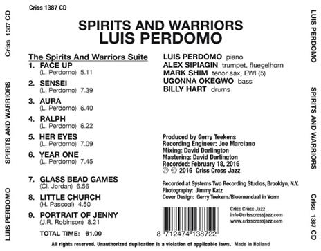 Spirits and Warriors - CD Audio di Luis Perdomo - 2