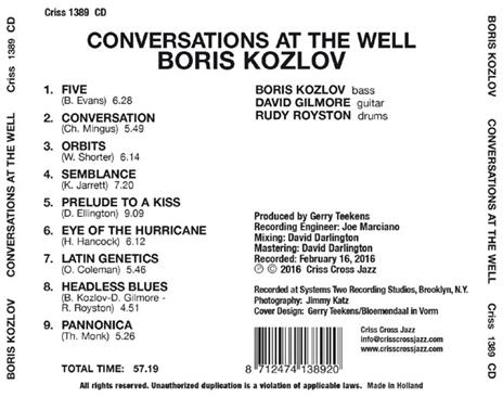 Conversations at the Well - CD Audio di Boris Kozlov - 2