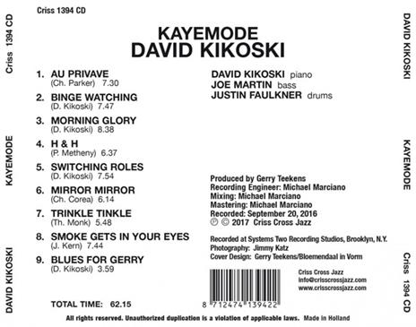 Kayemode - CD Audio di David Kikoski - 3