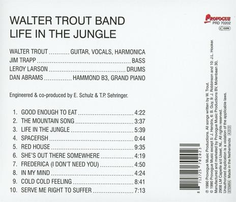 Life in the Jungle - CD Audio di Walter Trout - 2