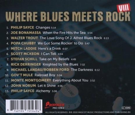 Where Blues Meets Rock vol.VIII - CD Audio - 2
