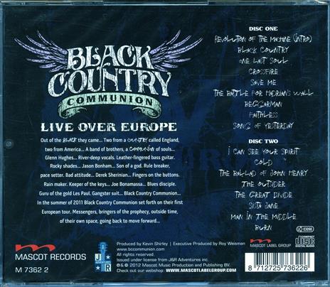 Black Country Communion - CD Audio di Black Country Communion - 2