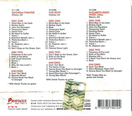 The Georgia Bootleg Box - CD Audio di Gov't Mule - 2