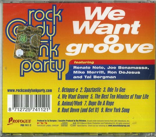 We Want Groove (feat. Joe Bonamassa) - CD Audio + DVD di Rock Candy Funk Party - 2