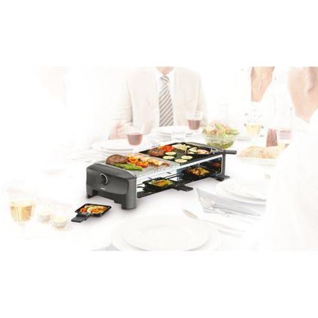 Princess Raclette con Griglia in Pietra per 8 Porzioni 1300 W 162820 - 13