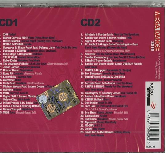 Mega Dance 2015 - CD Audio - 2