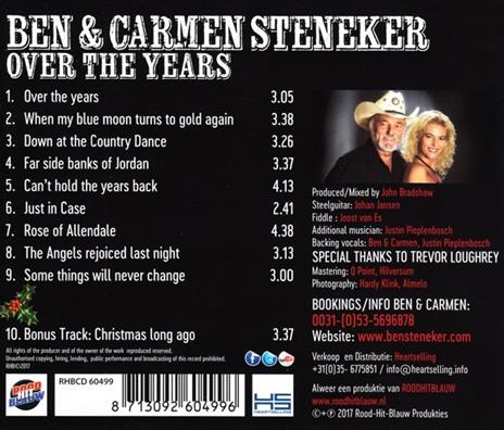 Over The Years - CD Audio di Ben & Carmen Steneker - 2
