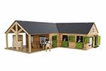Kids Globe Stalla per Cavalli 1:24 Grigia