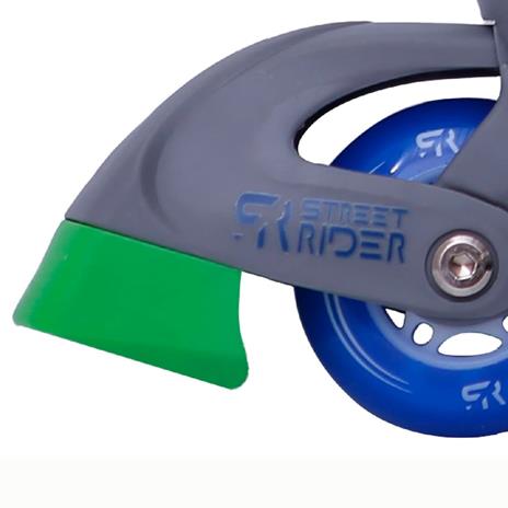 Street Rider Pattini in Linea Regolabili Blu Taglia 31-34 - 4