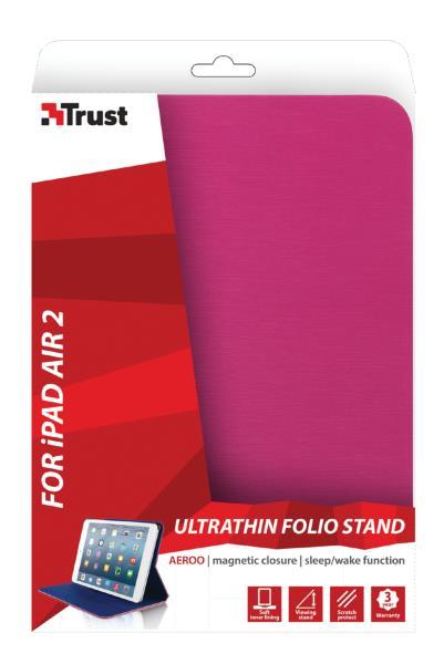 TRUST Stand Aeroo Ultrathin iPad A2 Pink - 6
