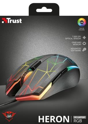 TRUST GXT 170 Heron RGB Mouse - 5