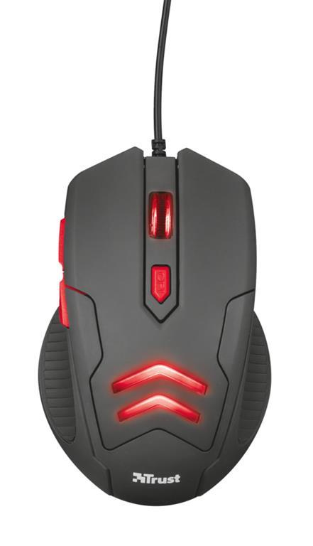 TRUST Ziva Gaming Mouse + Mousepad - 2