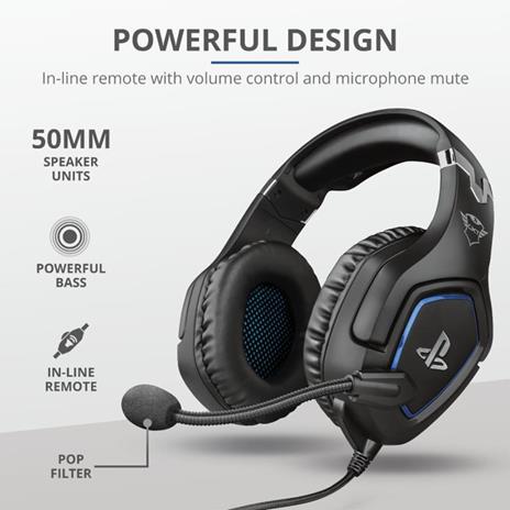 TRUST GXT 488 Forze PS4 Headset Black - 9