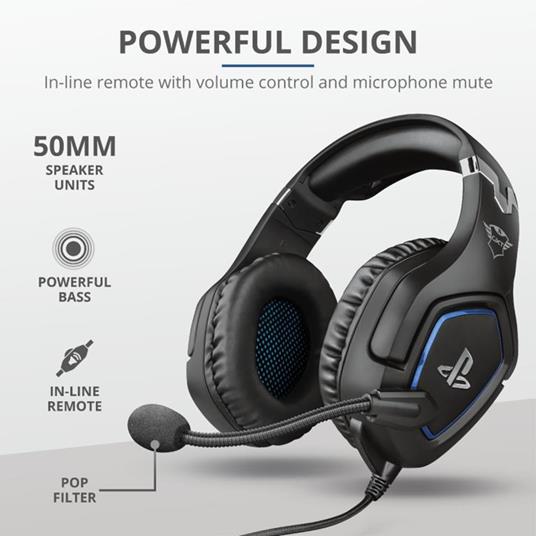 TRUST GXT 488 Forze PS4 Headset Black - 9