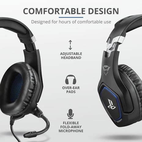 TRUST GXT 488 Forze PS4 Headset Black - 11