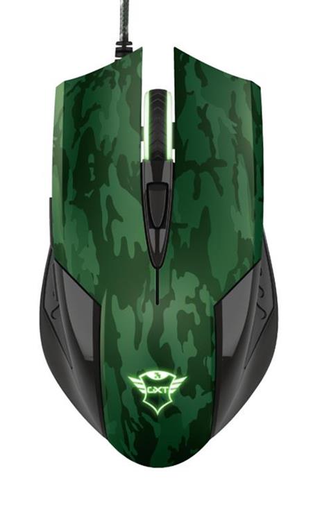 Trust - Mouse Gaming + Tappeto GXT 781 Rixa Camo Mouse PC - 3