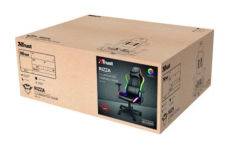 Trust: sedia Gaming GXT 716 Rizza RGB Lled (OFFERTA) - 5