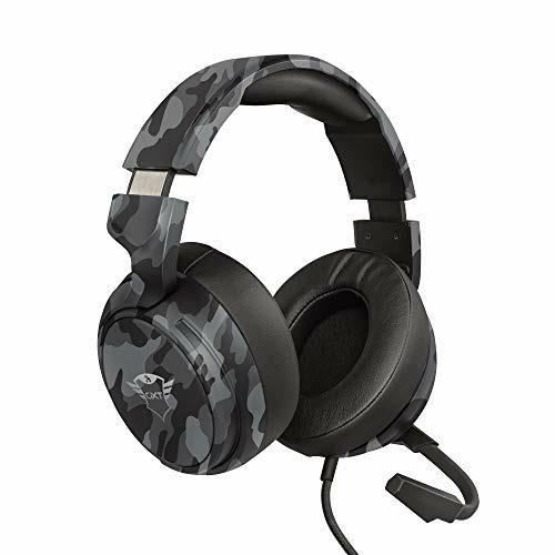 Trust Cuffie Gaming GXT 433K Pylo con Microfono a Scomparsa, Driver da 50  mm, 3.5 mm