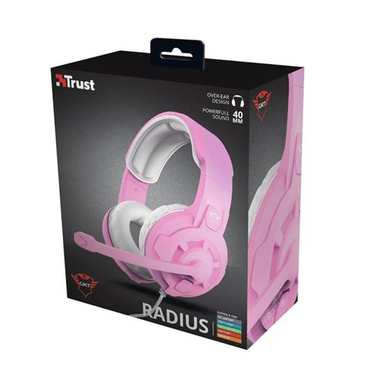 Trust - Cuffie Gaming Pink Radius PC/SW/XBOX/PS4/PS5 - 6
