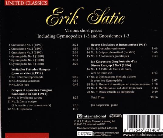 Gymnopedies - CD Audio di Erik Satie - 2