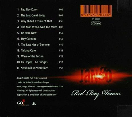 Red Ray Dawn - CD Audio di Jango - 2