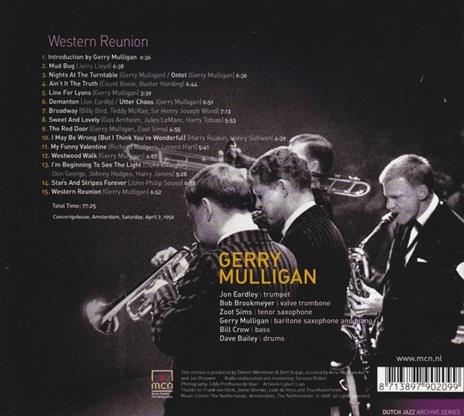 Western Reunion - CD Audio di Gerry Mulligan - 2