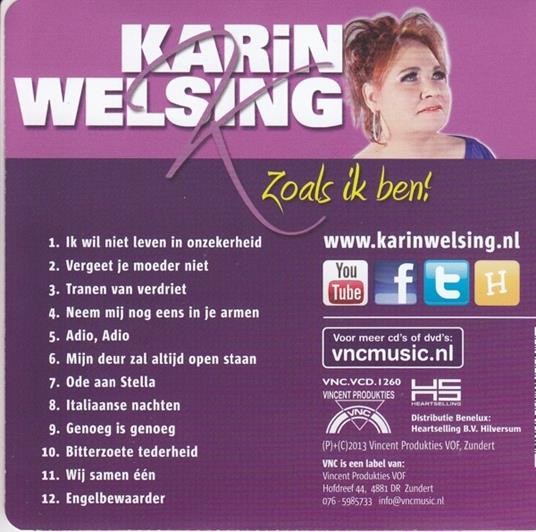 Zoals Ik Ben - CD Audio di Karin Welsing - 2