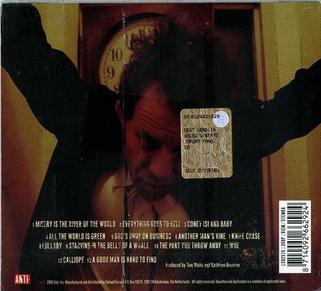 Blood Money - CD Audio di Tom Waits - 2