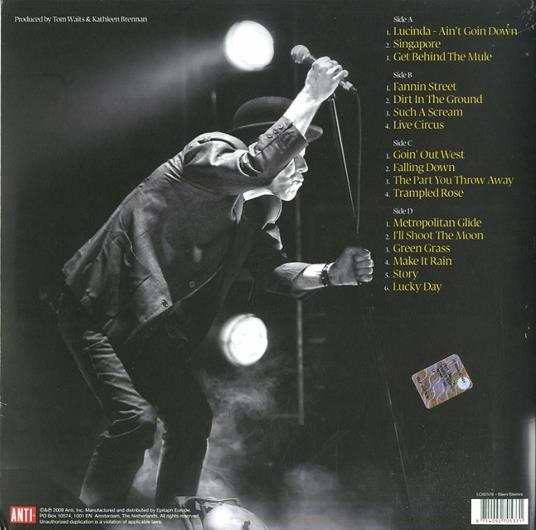 Glitter and Doom Live (Remastered 180 gr.) - Vinile LP di Tom Waits - 2