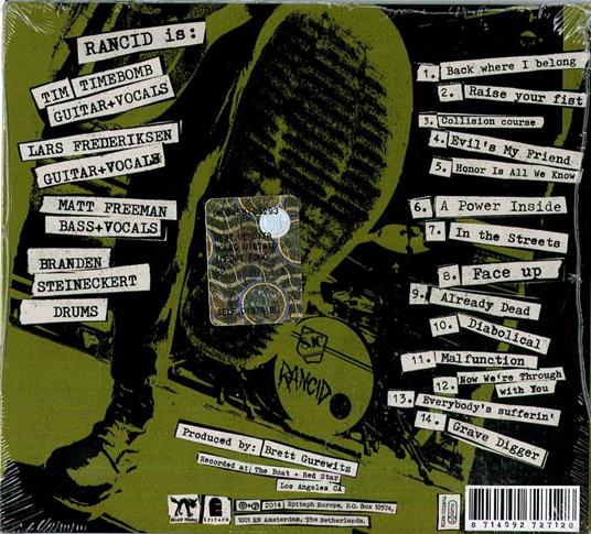 Honor Is All We Know - CD Audio di Rancid - 2