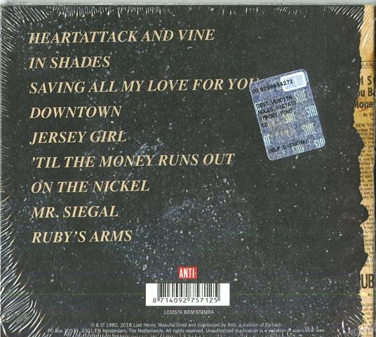 Heartattack & Wine - CD Audio di Tom Waits - 2