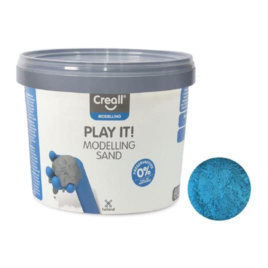 Creall Modelling Sand Sabbia Cinetica 750 Gr Blu