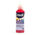 Pittura per vetri riposizionabile Creall Glass - rosso bordeaux