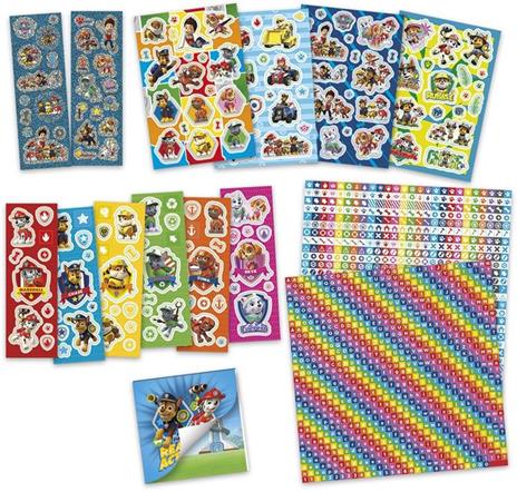 Totum Paw Patrol Sticker Box 12r+2s+bookl adesivo per bambino - 3