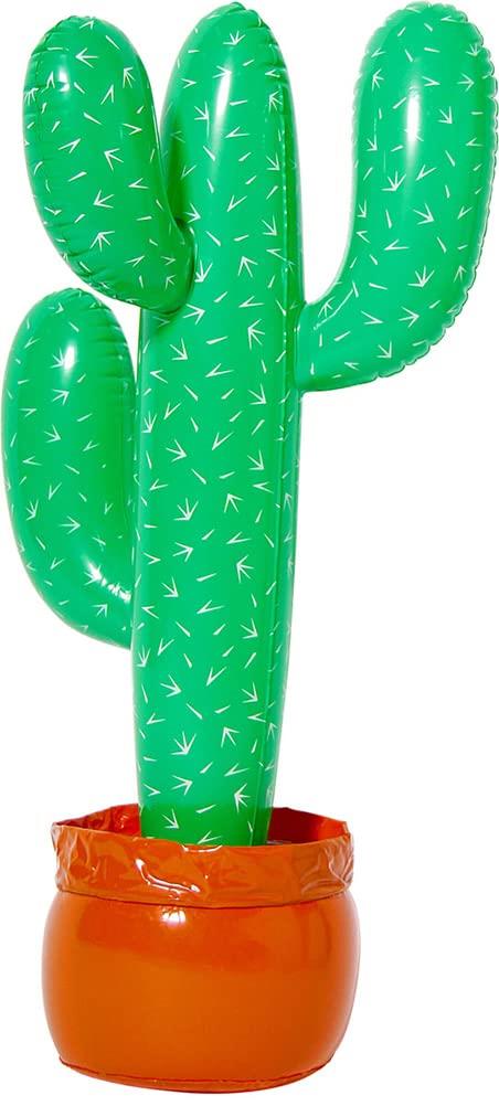 Folat: Inflatable Cactus. Cactus Gonfiabile H. 85 Cm. Base Riempibile Con Acqua