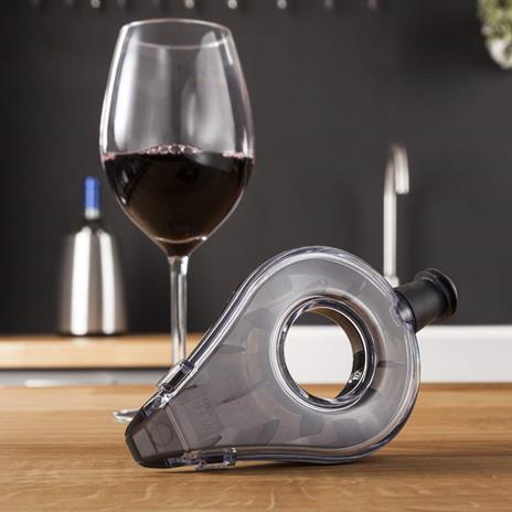 Vacuvin Wine Aerator Aeratore per Vino Plastica Grigio