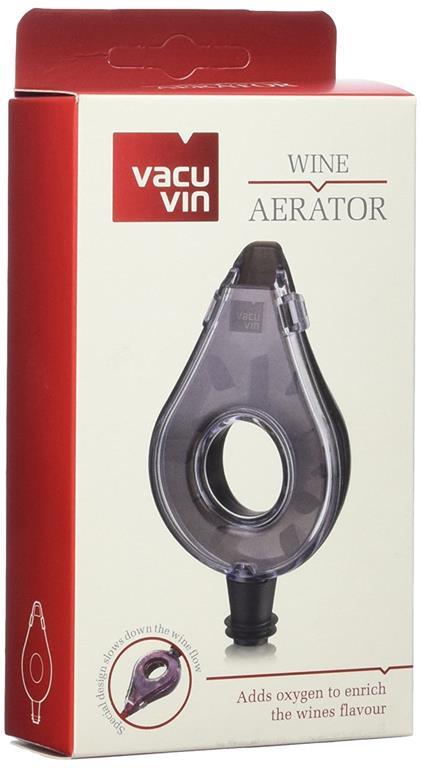 Vacuvin Wine Aerator Aeratore per Vino Plastica Grigio - 7
