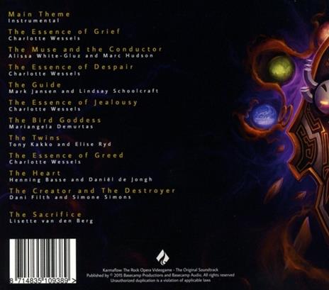 Karmaflow. The Rock Opera (Colonna sonora) - CD Audio - 2