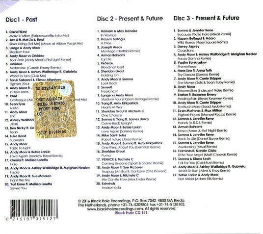 Ava 10 Years. Post Present & Future - CD Audio di Andy Moor,SOMMA - 2