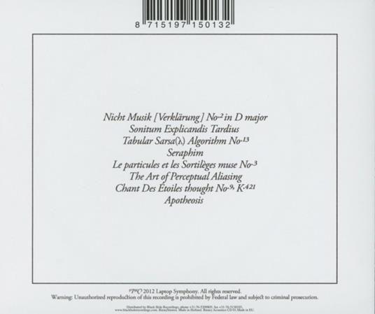 Nuovo Morceau Subrosa - CD Audio di BT - 2