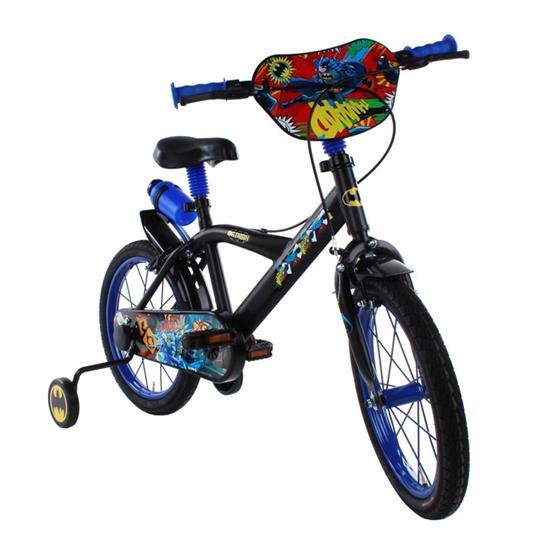 Bicicletta Per Bambini 16" Dc Comics Batman Con Parafanghi  36717