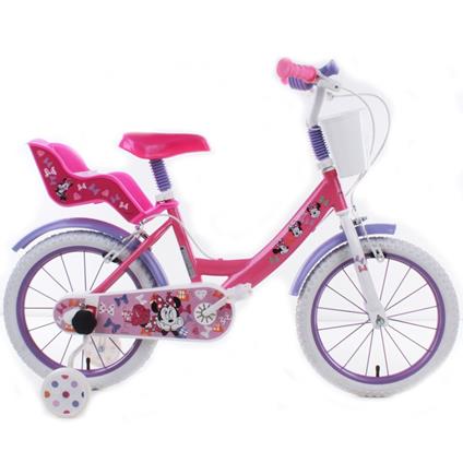 Bicicletta Per Bambini 16" Con Parafanghi Disney Minnie Volare 21761